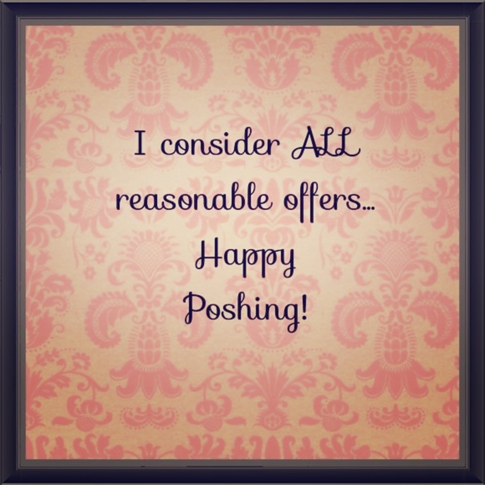 Open to reasonable offers!